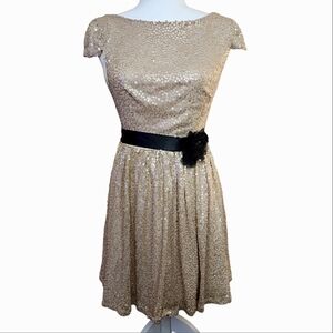 Junior's Champaign Sequin Dress Size 5